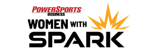 Powersports Business Woman With Spark